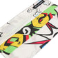 Dolce & Gabbana White Comic Print Pleated Elastic Ear Strap Face Mask