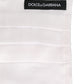 Dolce & Gabbana White Satin Silk Pleated Elastic Ear Strap Face Mask