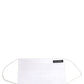 Dolce & Gabbana White 100% Cotton Pleated Elastic Ear Strap Face Mask