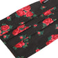 Dolce & Gabbana Black Floral Print Pleated Elastic Ear Strap Face Mask