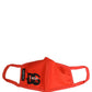 Dolce & Gabbana Red Polyester DG CASA Logo Elastic Ear Strap Face Mask