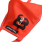 Dolce & Gabbana Red Polyester DG CASA Logo Elastic Ear Strap Face Mask