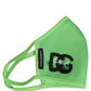 Dolce & Gabbana Green Polyester DG CASA Logo Elastic Ear Strap Face Mask