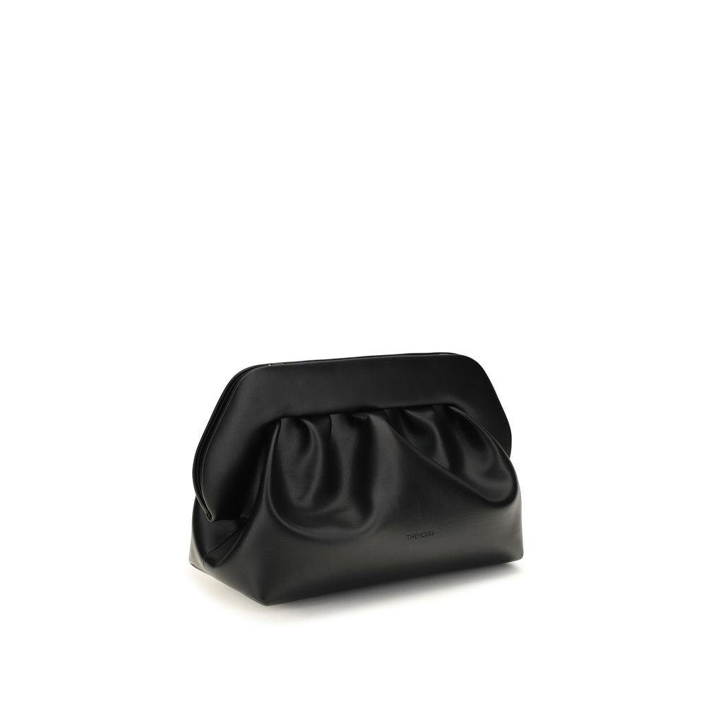 THEMOIRè Black Vegan Leather Clutch Bag