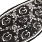 Dolce & Gabbana Black White Logo Baroque Elastic Ear Strap Face Mask
