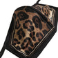 Dolce & Gabbana Brown Black Leopard Print Elastic Ear Strap Face Mask