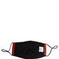 Dolce & Gabbana Men Black Carretto Print Elastic Ear Strap Face Mask