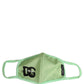 Dolce & Gabbana Green Polyester DG CASA Logo Elastic Ear Strap Face Mask