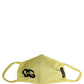 Dolce & Gabbana Yellow Polyester DG CASA Logo Elastic Ear Strap Face Mask
