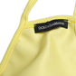 Dolce & Gabbana Yellow Polyester DG CASA Logo Elastic Ear Strap Face Mask