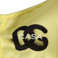 Dolce & Gabbana Yellow Polyester DG CASA Logo Elastic Ear Strap Face Mask