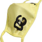 Dolce & Gabbana Yellow Polyester DG CASA Logo Elastic Ear Strap Face Mask