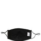 Dolce & Gabbana Black White Logo Baroque Elastic Ear Strap Face Mask