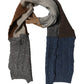 Dolce & Gabbana Multicolor Patchwork Wool Knit Shawl Scarf