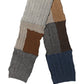 Dolce & Gabbana Multicolor Patchwork Wool Knit Shawl Scarf