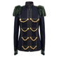 Mr&Mrs Italy Blue Cotton Women's Jacket