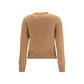 Ami Paris Brown Wool Oves Aries Sweatshirt