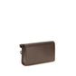 Jil Sander Brown Calf Leather Bos Taurus Wallet