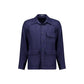 Autore Navy Blue Linen Jacket