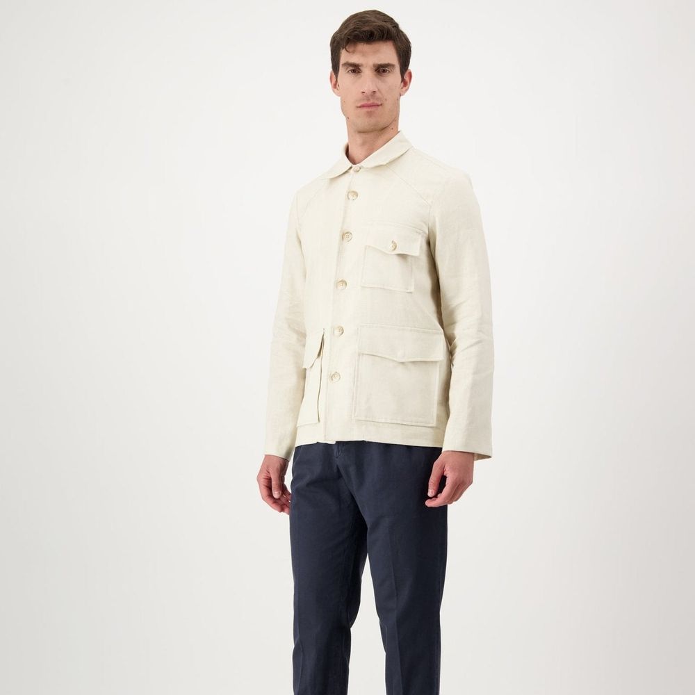Autore Beige Linen Jacket
