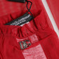 Dolce & Gabbana Red Acetate Sheer Elbow Length Mitten Gloves