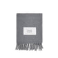 Maison Kitsuné Gray Alpaca Vicugna Pacos Scarf