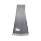 Maison Kitsuné Gray Alpaca Vicugna Pacos Scarf