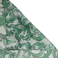 Dolce & Gabbana Green Silk Floral Print Square Foulard Scarf