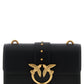 PINKO Black Calfskin Crossbody Bag
