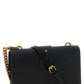 PINKO Black Calfskin Crossbody Bag