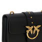 PINKO Black Calfskin Crossbody Bag