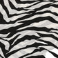 Dolce & Gabbana Black White Zebra Cotton Lace Stole Scarf