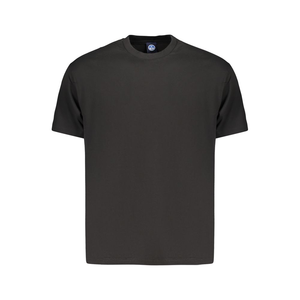 North Sails Black Cotton Men's T-Shirt