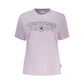 Converse Violet Cotton Women's T-Shirt