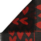 Dolce & Gabbana Black Red Cashmere Hearts Print Stole Scarf