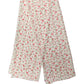 Dolce & Gabbana White Silk Floral Chiffon Long Stole Scarf