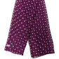 Dolce & Gabbana Purple White Polka Dot Shawl Stole Scarf