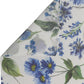 Dolce & Gabbana White Blue Floral Square Foulard Scarf