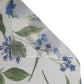 Dolce & Gabbana White Blue Floral Polyester Stole Scarf
