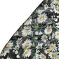 Dolce & Gabbana Black Silk Daisy Chiffon Long Stole Scarf