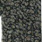 Dolce & Gabbana Black Silk Daisy Chiffon Long Stole Scarf