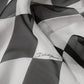 Dolce & Gabbana White Black Checkered Silk Foulard Scarf
