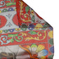 Dolce & Gabbana Red Silk Historical Print Foulard Scarf