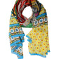 Dolce & Gabbana Multicolor Silk Printed Shawl Stole Scarf