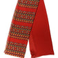 Dolce & Gabbana Red Silk Geometric Print Shawl Stole Scarf