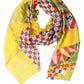 Dolce & Gabbana Multicolor Silk Carretto Foulard Scarf