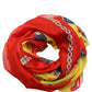Dolce & Gabbana Multicolor Silk Printed Square Foulard Scarf