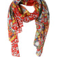 Dolce & Gabbana Multicolor Silk Printed Shawl Stole Scarf