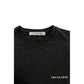 Trussardi Beachwear Black Cotton Men T-Shirt