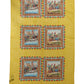Dolce & Gabbana Yellow Silk Printed Shawl Stole Scarf